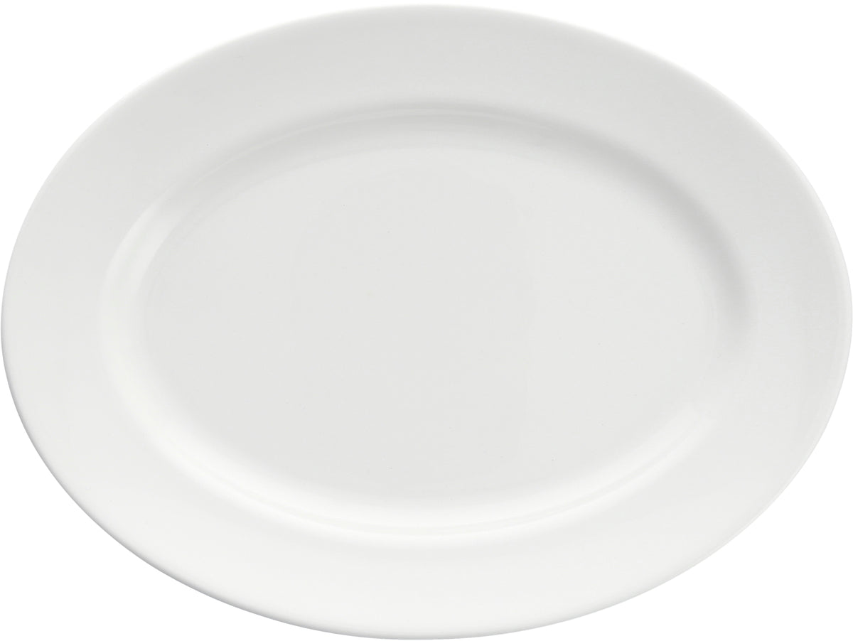 Fortessa Dinnerware SNOW Platte oval 29cm für die Gastronomie