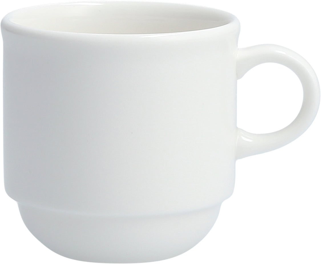 Fortessa Dinnerware SNOW Espresso-Tasse stapelbar 0,10l für Gastronomie
