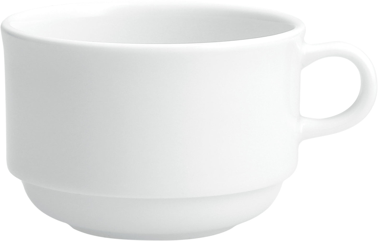 Fortessa Dinnerware SNOW Kaffee-Tasse stapelbar 0,18l für Gastronomie