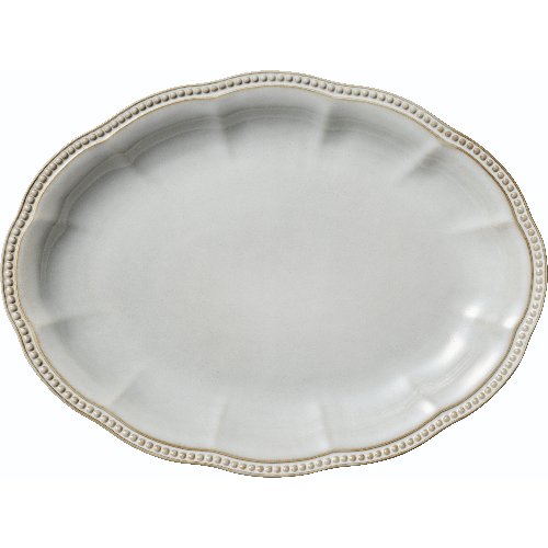 Fortessa Dinnerware MANETTE PERLS Platte oval 40cm – ideal für die Präsentation von Speisen in der Gastronomie.