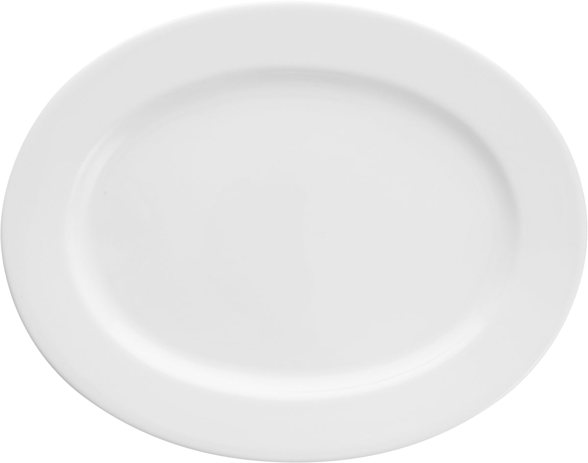 Fortessa Dinnerware GRACIA Platte oval Fahne 31cm, ideal für die Präsentation von Fisch und Vorspeisen