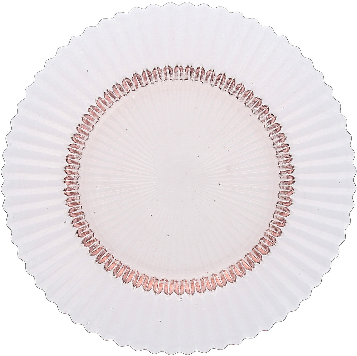 Fortessa Dinnerware ARCHIE Glasteller flach 21,5cm Pink für die Präsentation von Speisen