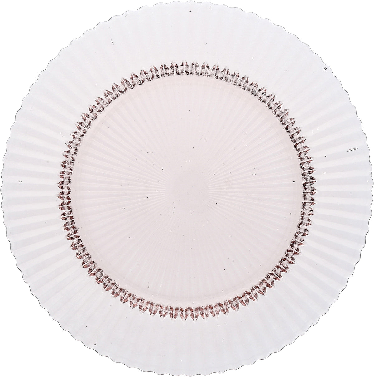 Fortessa Dinnerware ARCHIE Glasteller flach 27cm Pink für die Präsentation von Speisen