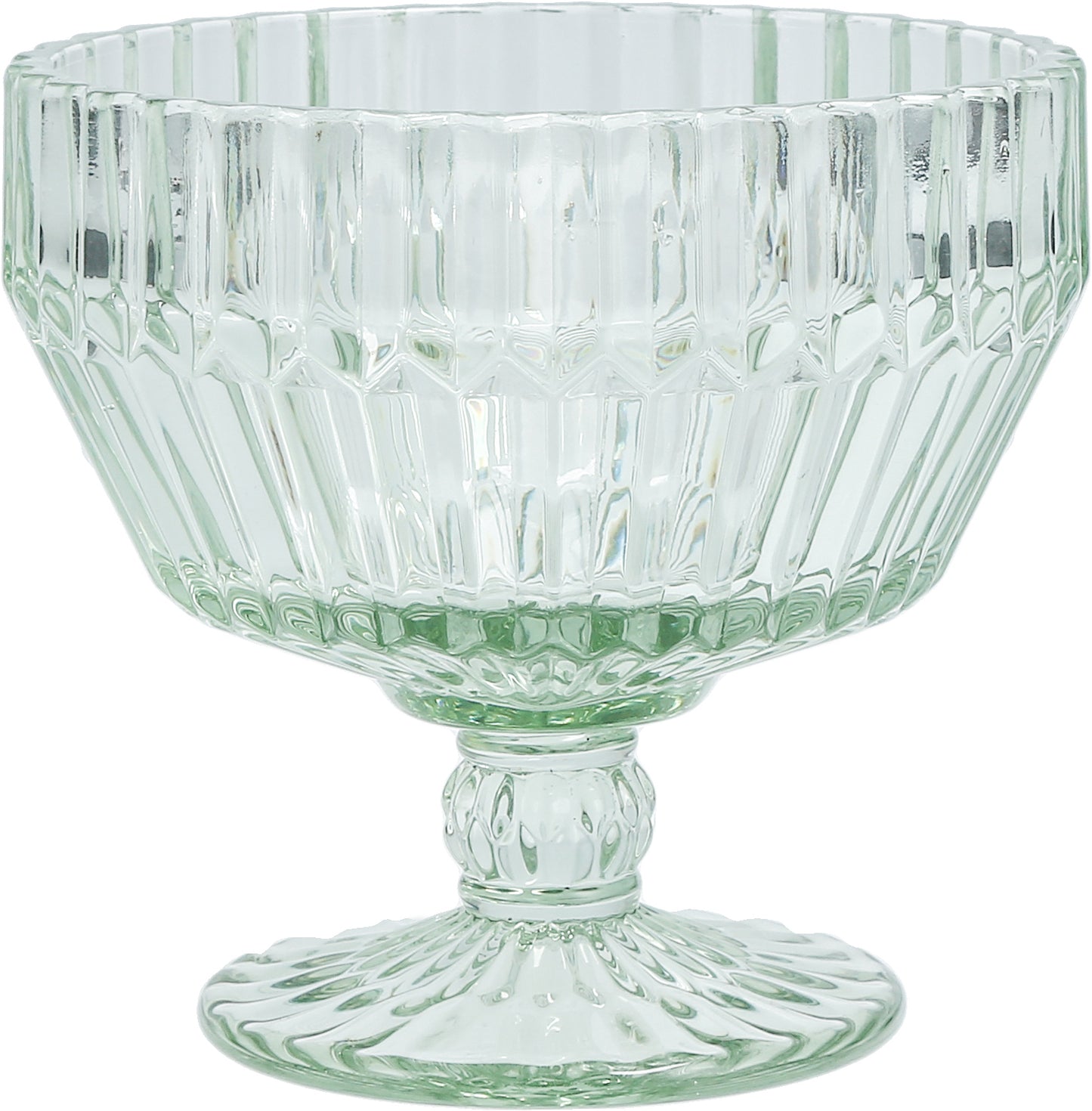 Fortessa Dinnerware ARCHIE Glasbowl auf Fuß 11cm Salbeigrün für Desserts und Snacks