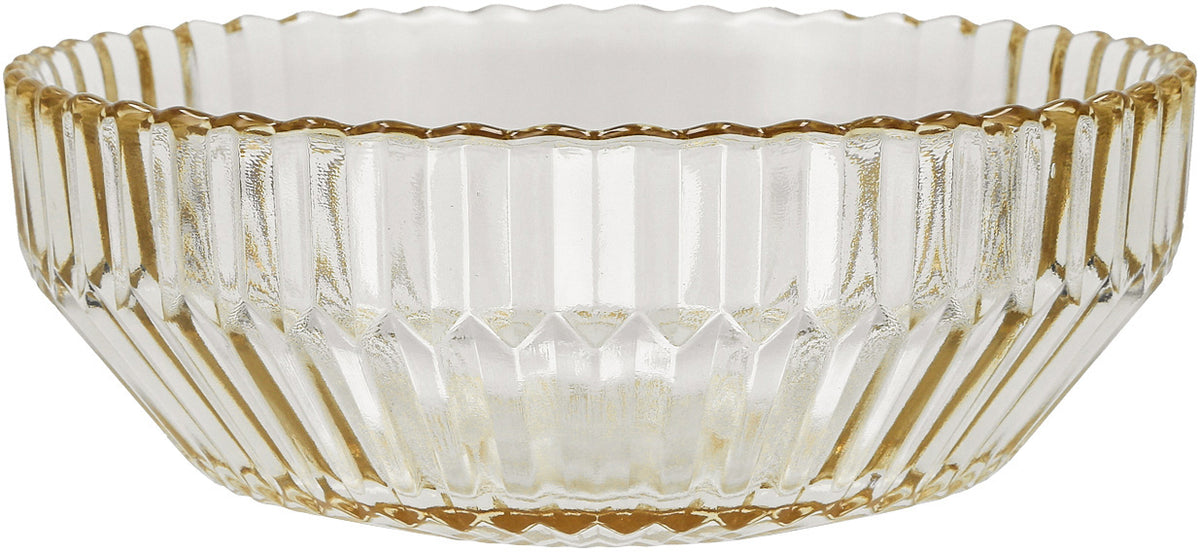 Fortessa Dinnerware ARCHIE Glasbowl 16cm Goldorange für kreative Speisenpräsentation