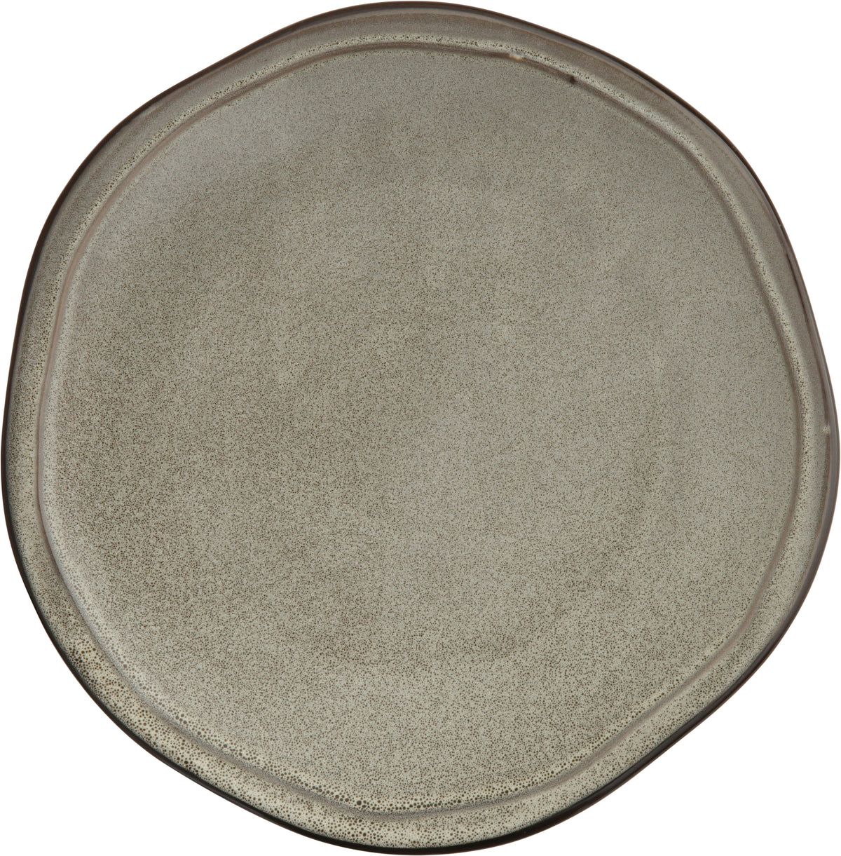 Fortessa Dinnerware STON GRAU Teller flach coupe 25,5cm für die Präsentation von Speisen