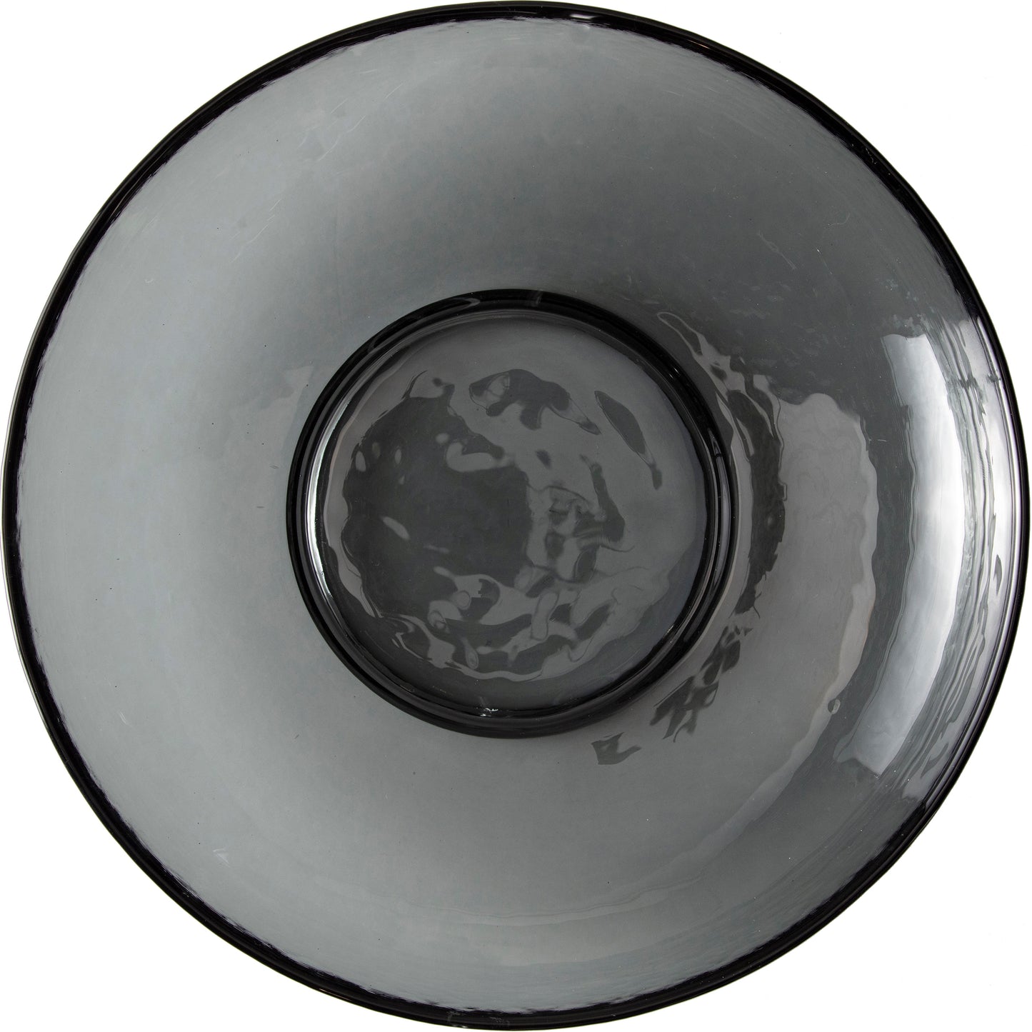 Fortessa Dinnerware NIVO GLASS Teller tief coupe 26cm Storm für die Präsentation von Hauptspeisen und Salaten