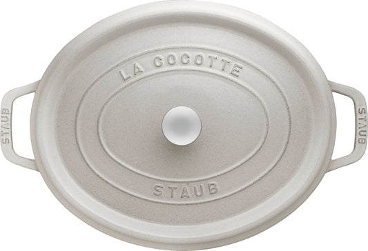 Staub Cocotte, 29 cm aus Gusseisen, ideal für die Zubereitung von Eintöpfen und Braten