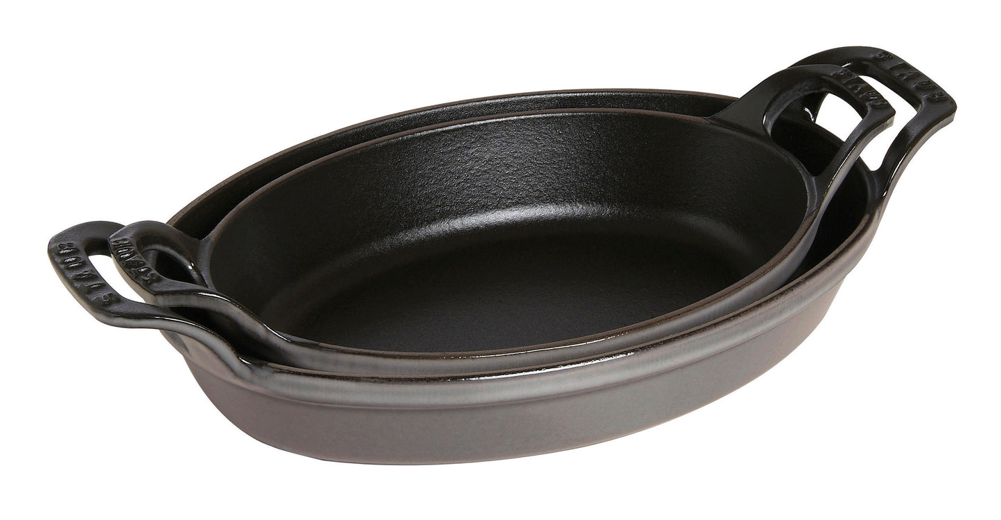 Staub Ofenform aus Gusseisen für die Zubereitung von Aufläufen und Gratins