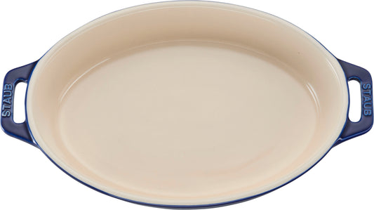 Staub Auflaufform aus Keramik, 23 cm, ideal für Gratins und Gemüseaufläufe.