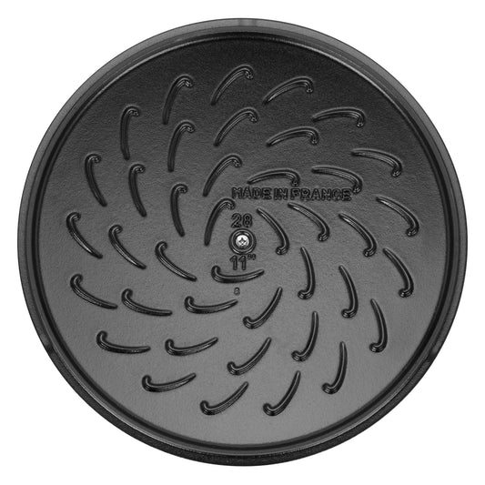 Staub Bräter mit Chistera Drop-Structure, 28 cm, ideal für das Kochen von Schmorgerichten.