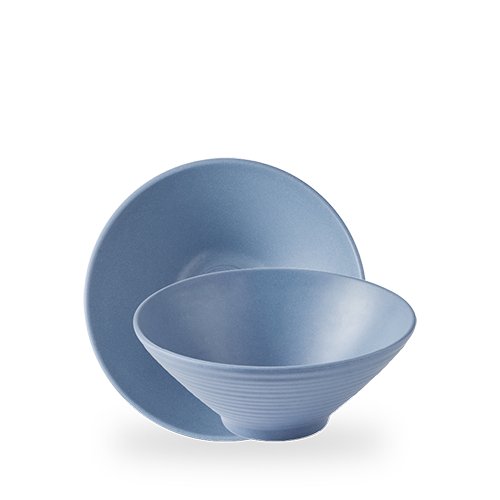 Churchill Melamine Emerge Oslo Blue Wellen-Melaminschale für Buffet und Gastronomie