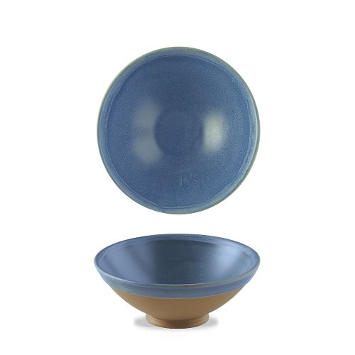 Churchill Super Vitrified Emerge Oslo Blue Schale für die Präsentation von Speisen