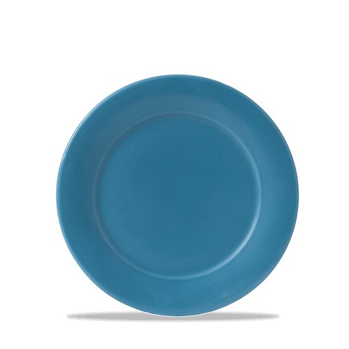 Art De Cuisine Blauer Teller 20,3cm für die Speisenpräsentation in Pflegeeinrichtungen
