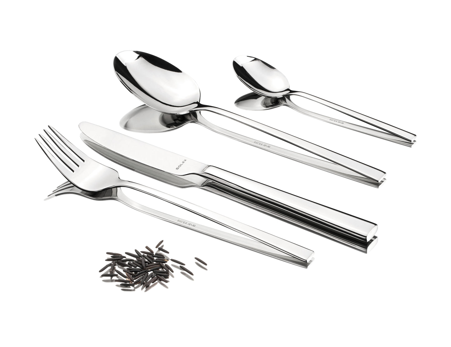 solex GERMANY Dessertgabel 180 mm für Desserts und Vorspeisen