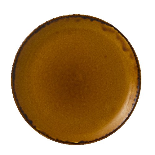 Dudson Harvest Brown Teller Flach Coup 28,8 cm für Gastronomie