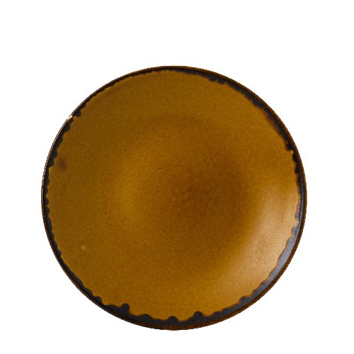 Dudson Harvest Brown Teller Tief Coup 25,5cm - für Gastronomie und professionelle Küchen