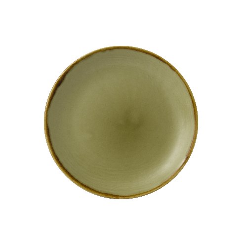 Dudson Harvest Green Teller Flach Coup 16,5cm für die Gastronomie