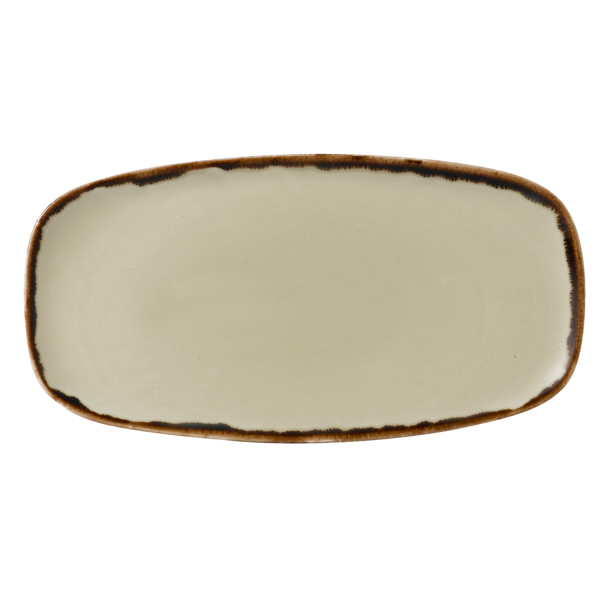 Dudson Harvest Chefs Platte 29.8x15.3cm für die gastronomische Präsentation von Speisen.
