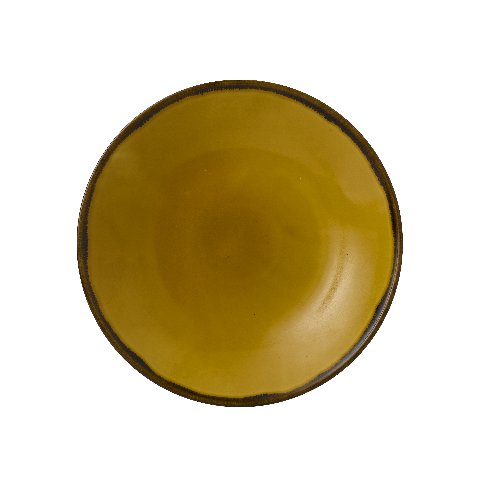 Dudson Harvest Mustard Teller Flach Coup 28,8cm für professionelle Gastronomie