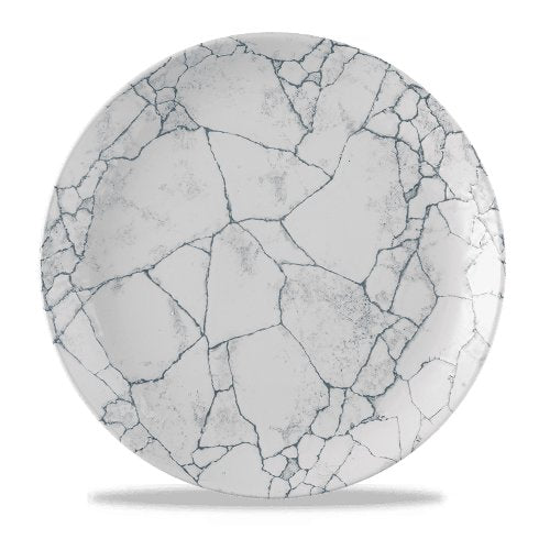 Churchill Super Vitrified Kintsugi Pearl Grey Teller, flach, 28.8 cm, für Gastronomie