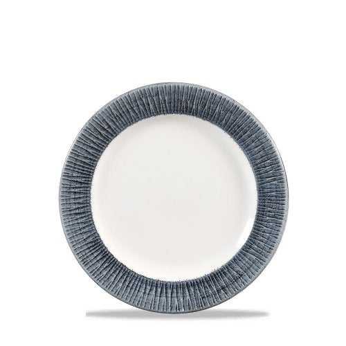 Churchill Super Vitrified Bamboo Spinwash Mist Teller Flach 17cm, ideal für Gastronomie