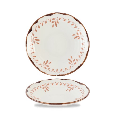 Dudson Harvest Mediterranean Terracotta Teller Tief 24.5cm für die Gastronomie