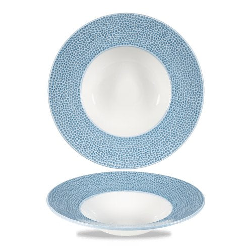 Churchill Super Vitrified Isla Spinwash Teller in Ocean Blue für Gastronomie