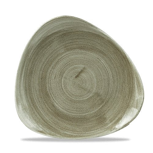 Churchill Super Vitrified Stonecast Patina Burnished Green Teller für Gastronomie und gewerbliche Nutzung
