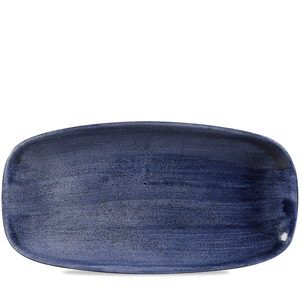 Churchill Super Vitrified Stonecast Patina Cobalt Blue Platte für Gastronomie