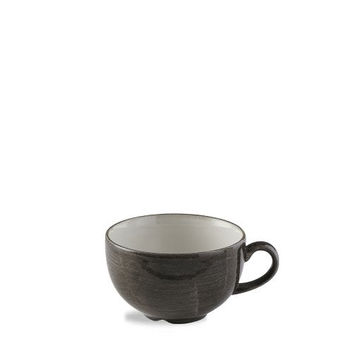 Churchill Super Vitrified Stonecast Patina Iron Black Cappuccino Tasse 34cl für Gastronomie