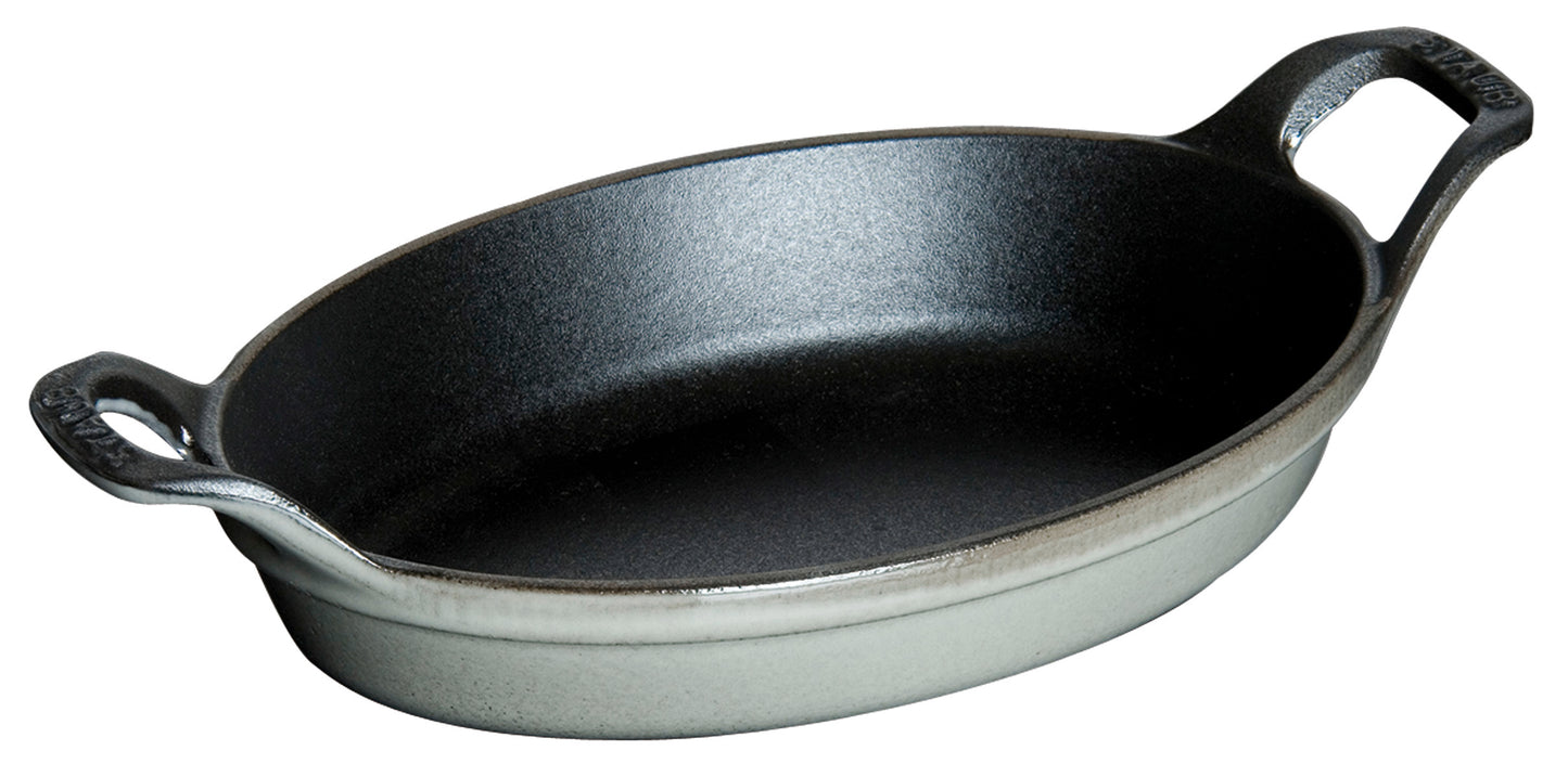 Staub Mini-Auflaufform aus Gusseisen für Gratins und Überbackenes
