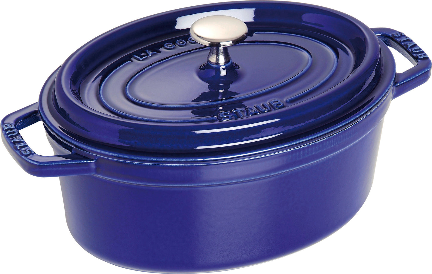 Staub Cocotte 23 cm aus Gusseisen für Eintöpfe und Aufläufe