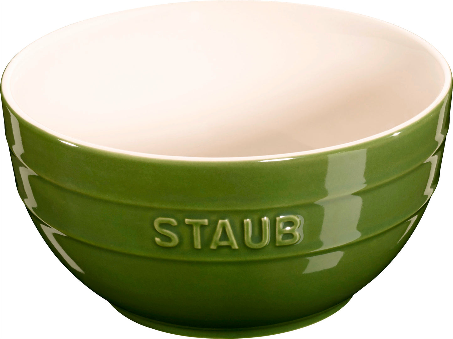STAUB Schüssel in Basilikumgrün, ideal für Teige und Backwaren.