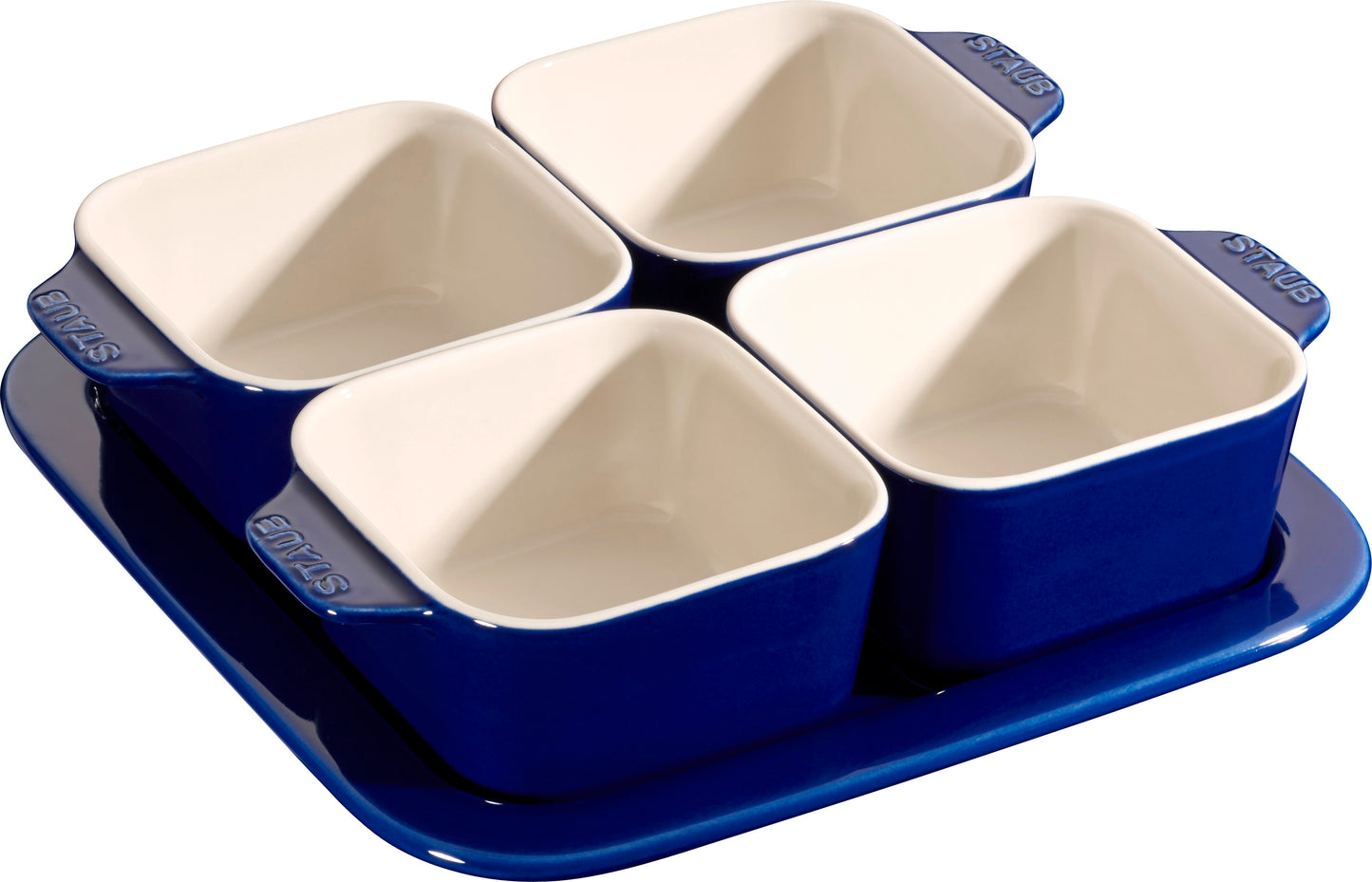 Staub Tapas Set, 5-tlg aus Keramik für stilvolles Servieren von Tapas.