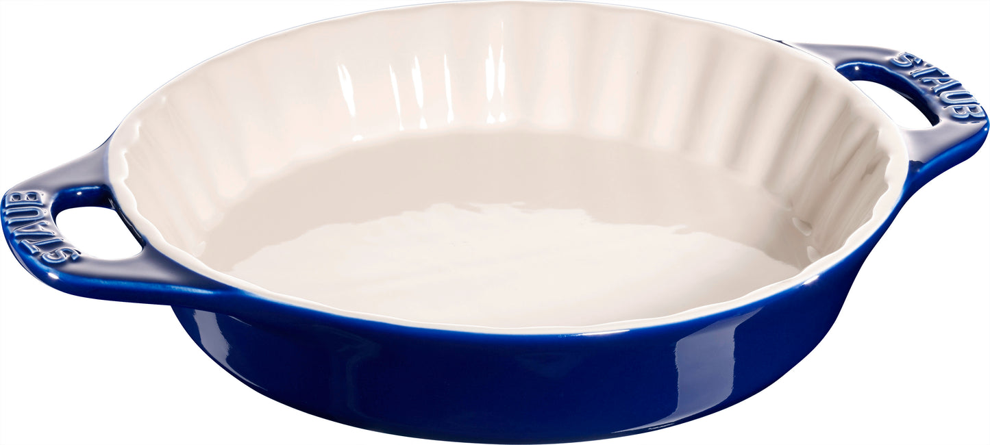 Staub Kuchenform 24 cm aus Keramik für das Backen von Tartes