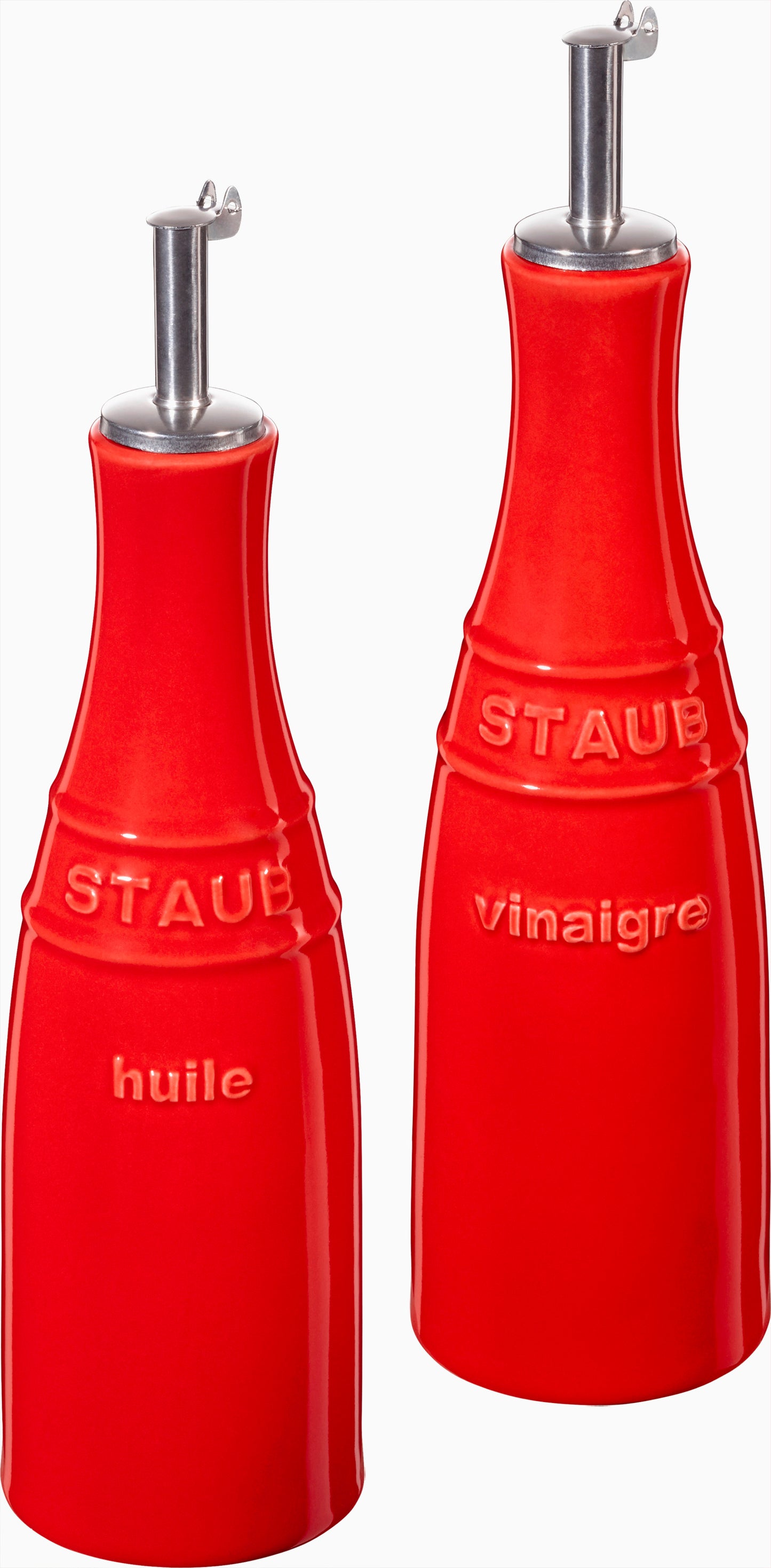 Staub Öl- und Essigset aus Keramik für die Gastronomie