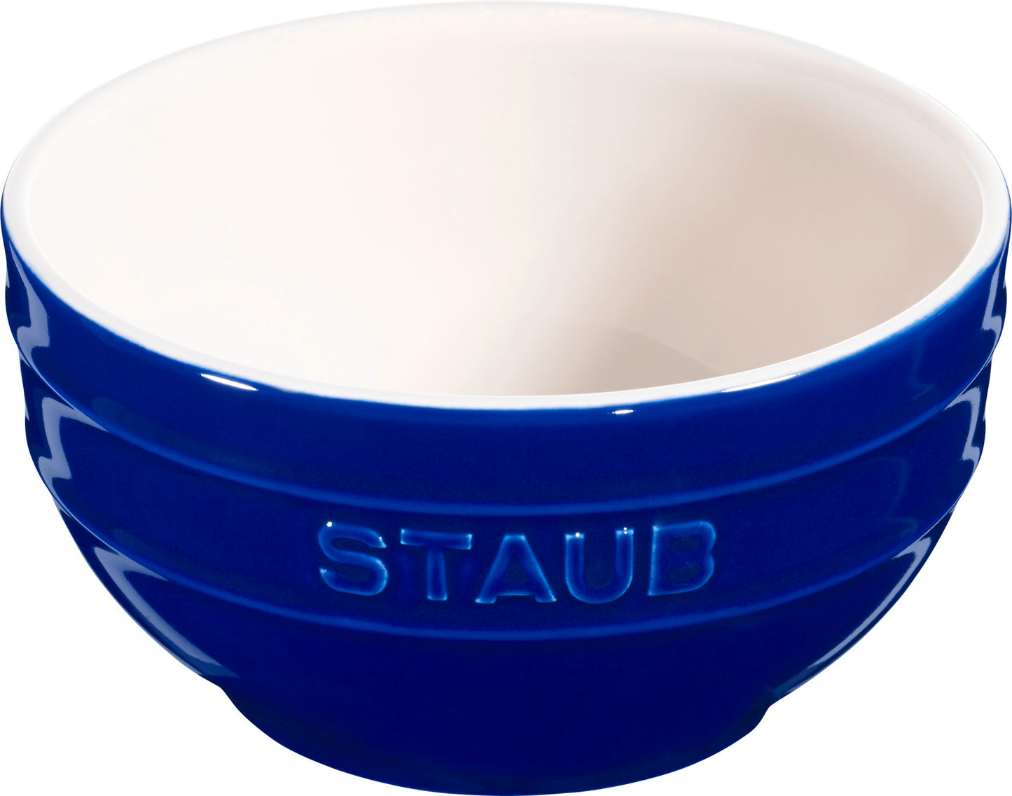 Staub Schüssel 14 cm Dunkelblau, ideal für Zubereitung und Servieren von Speisen