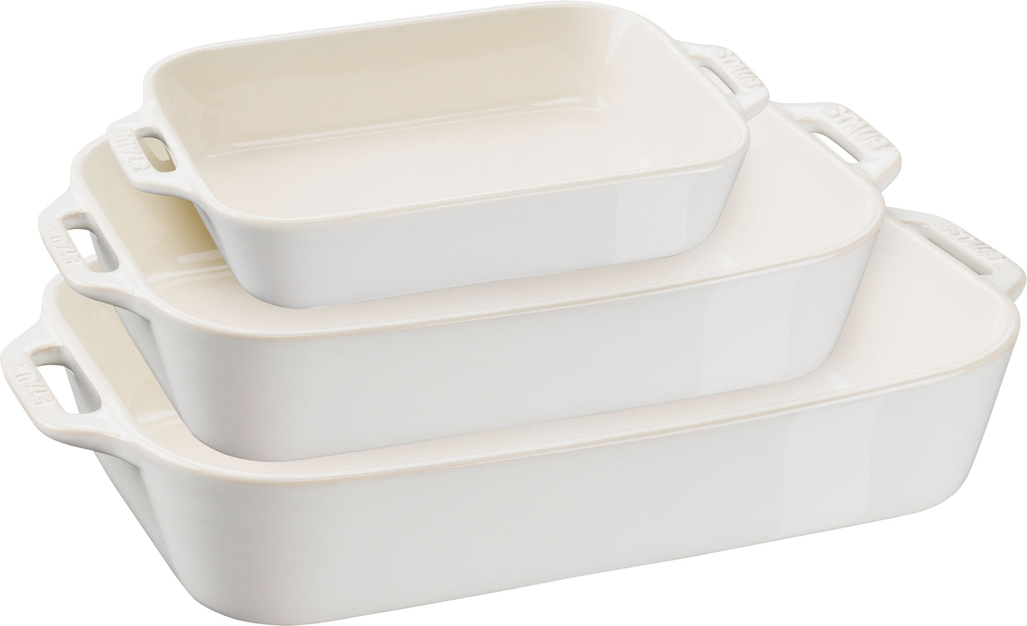 Staub Ofenformenset aus Keramik für das Zubereiten von Gratins und Ofengerichten