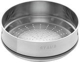 Staub Dämpfeinsatz, rund | 24 cm | Edelstahl | Silber