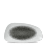 Churchill Super Vitrified Raku Quartz Black Chefs Geo Platte 30x15.5cm