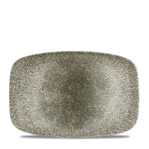 Churchill Super Vitrified Raku Quartz Black Chefs Platte 30 x 19.9 cm für Gastronomie