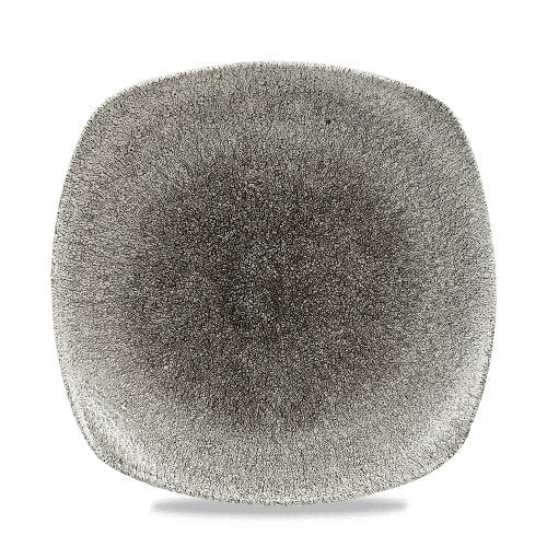 Churchill Super Vitrified Raku Quartz Black Platte für Gastronomie