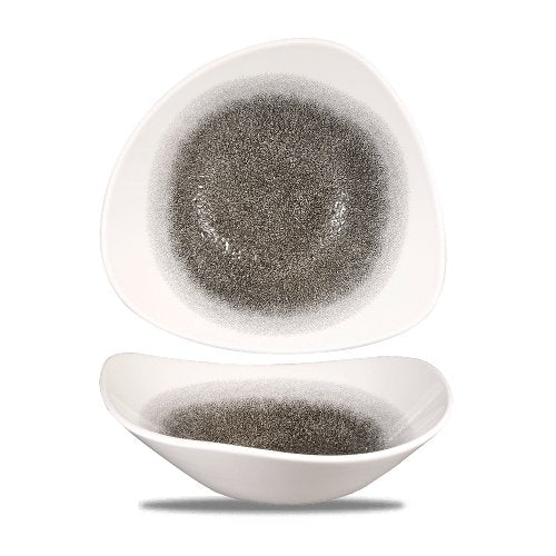 Churchill Raku Quartz Black Schale für Gastronomie, 23,5 cm
