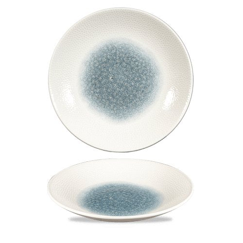 Churchill Isla Raku Topaz Blau Teller Tief 27cm für Gastronomie