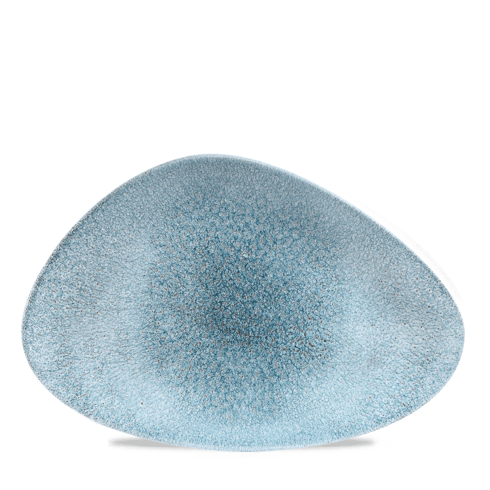 Churchill Raku Topaz Blue Chefplatte für Gastronomie