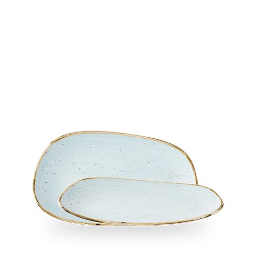 Churchill Super Vitrified Stonecast Servierteller in Entenei-Blau für die Gastronomie