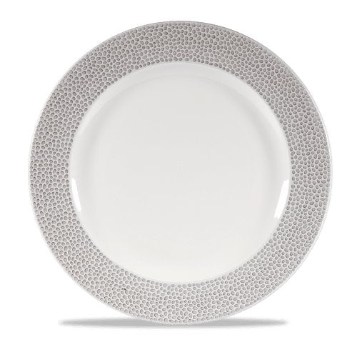 Churchill Isla Spinwash Shale Grey Teller flach 27,6 cm für Gastronomie
