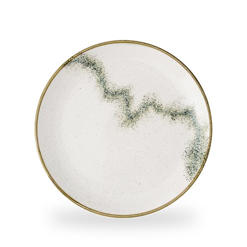 Churchill Super Vitrified Stonecast Spice Barley White Teller 28,8 cm für Gastronomie
