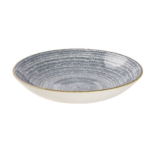 Churchill Super Vitrified Slate Blue Teller für die Gastronomie, geeignet für tiefe Speisen.